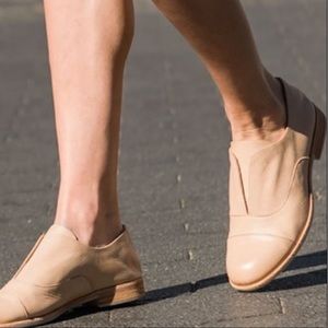 Kork-Ease Nottingham Leather Laceless Oxford Flats